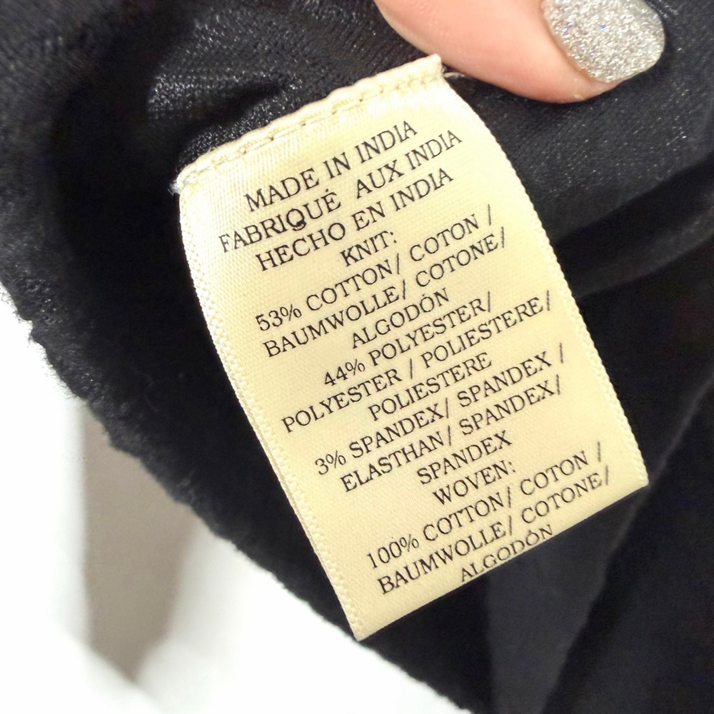 Anthropologie Porridge Black Textured Sweatshirt XS NEW with tags - Picture 4 of 7